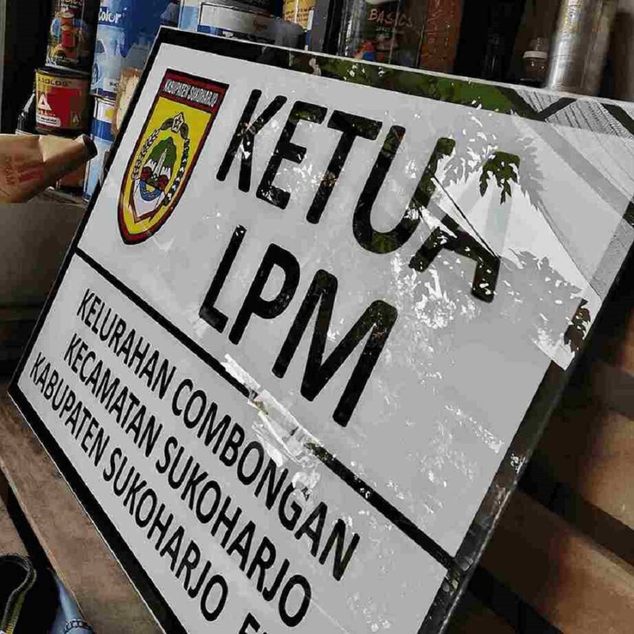 Jasa Plang Papan Nama Trenggalek